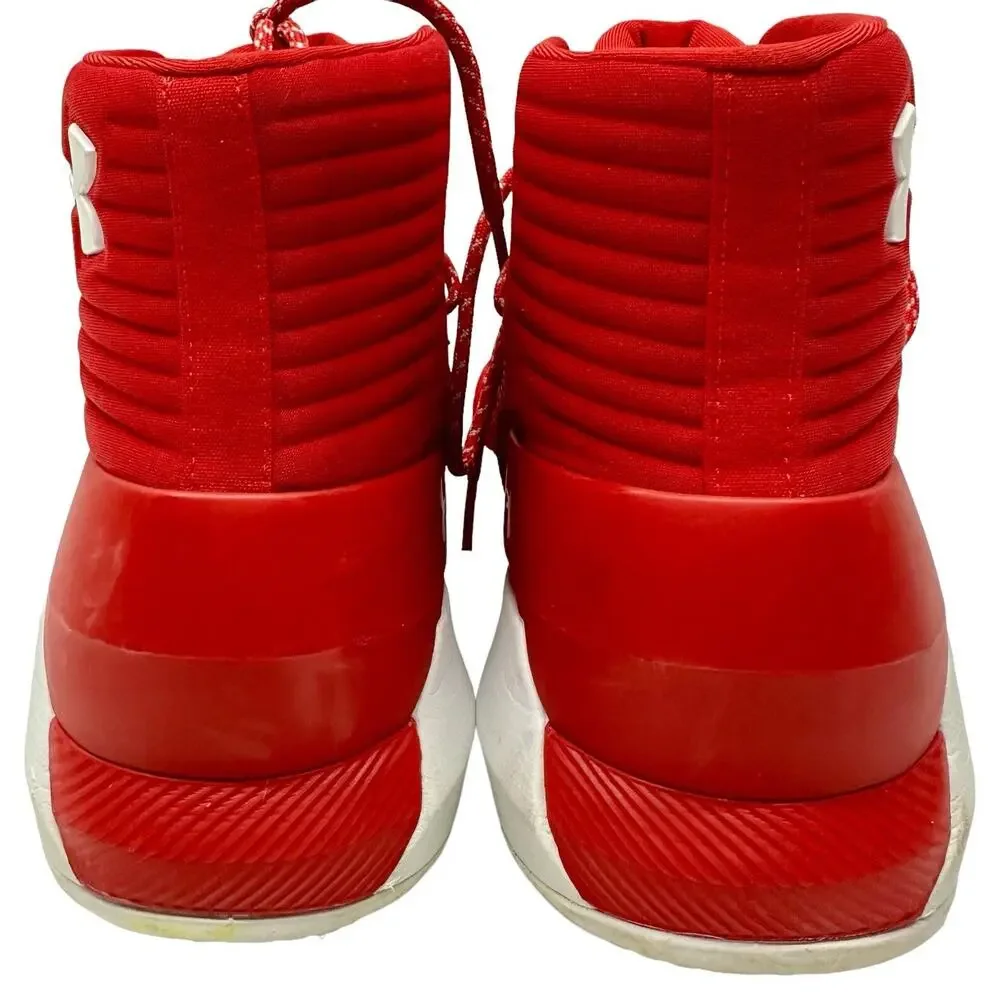 Under Armour Mens Hi-Top Basketball‎ Shoes 11 - Red